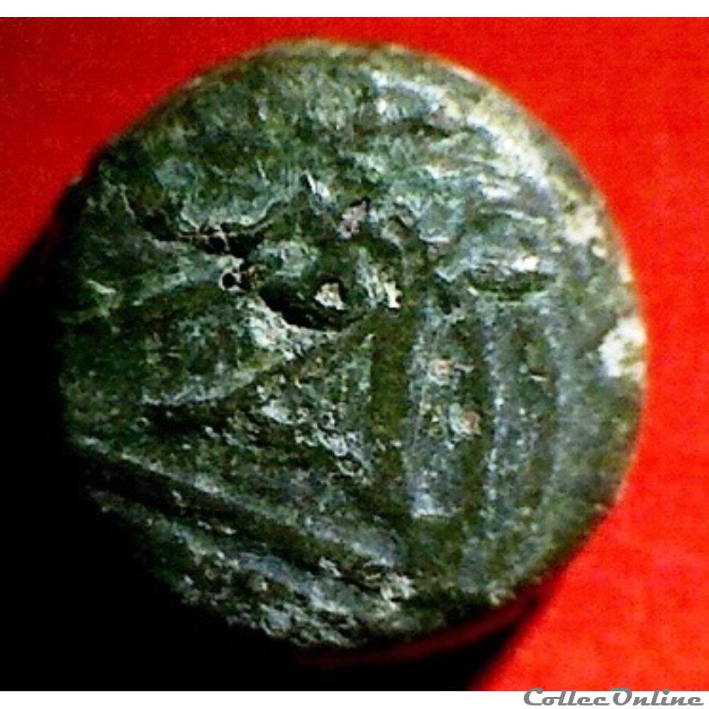 série 27 DT 174 A var statère de bronze à l'oeil monnaie antique gauloise serie 27 dt 174 a var statere de bronze a oeil