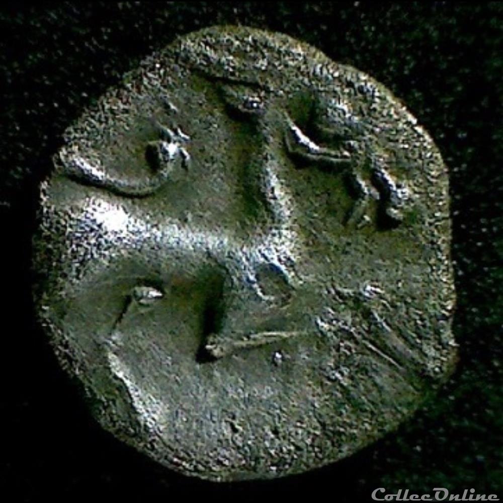 série 860 DT 3109 drachme au cervidé monnaie antique gauloise serie 860 dt 3109 drachme au cervide