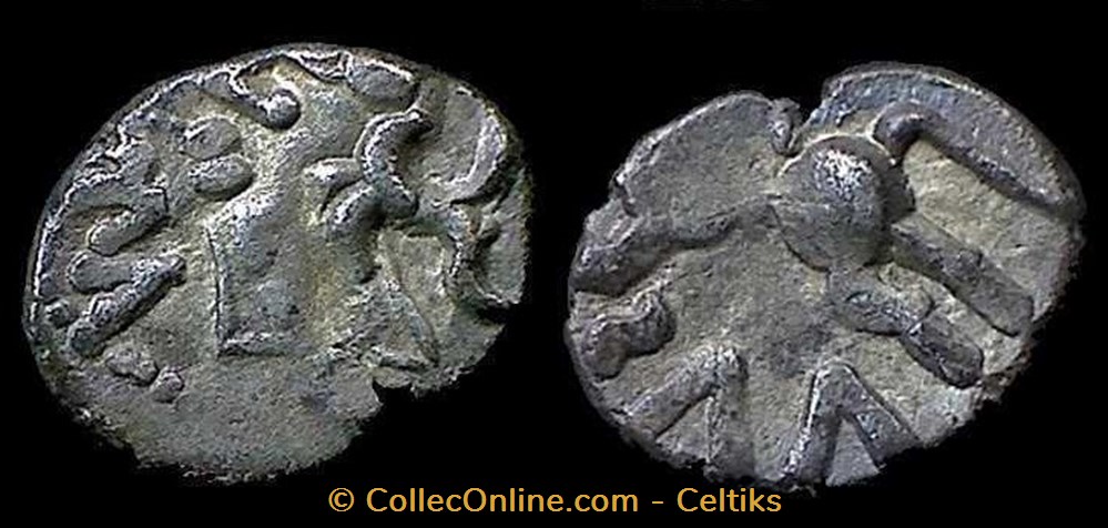 denier IMIOCI / SAM monnaies antiques celtes denier imioci sam