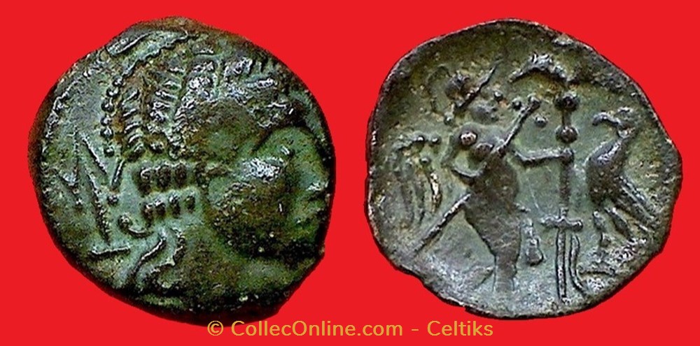 bronze ACVTIOS monnaies antiques celtes bronze acvtios