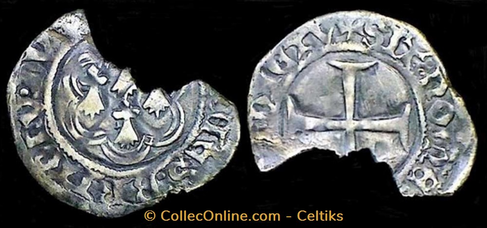 BRETAGNE - JEAN V monnaie france feodale bretagne jean v