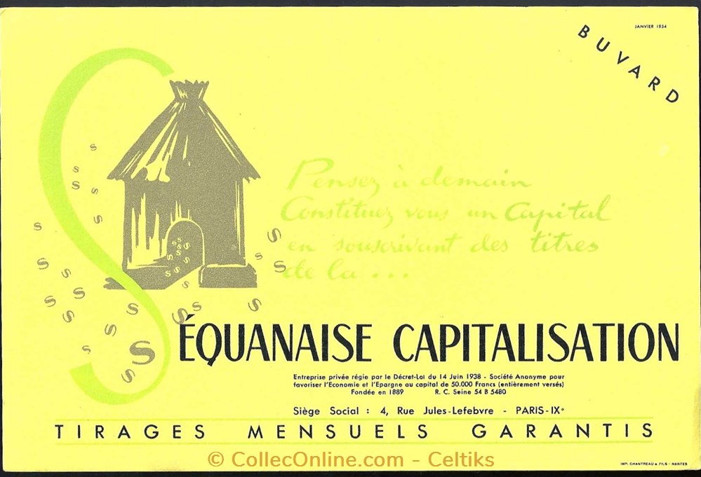 objets publicitaires buvard assurance