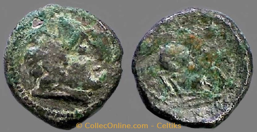 drachme à la petite tête monnaies antiques celtes drachme a la petite tete