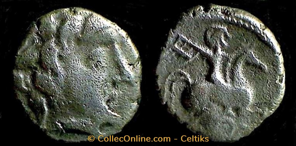 drachme au cavalier ailé monnaies antiques celtes drachme au cavalier aile