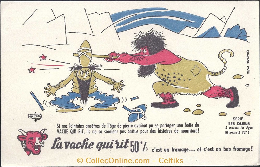DUBOUT - duel objets publicitaires buvards dubout duel