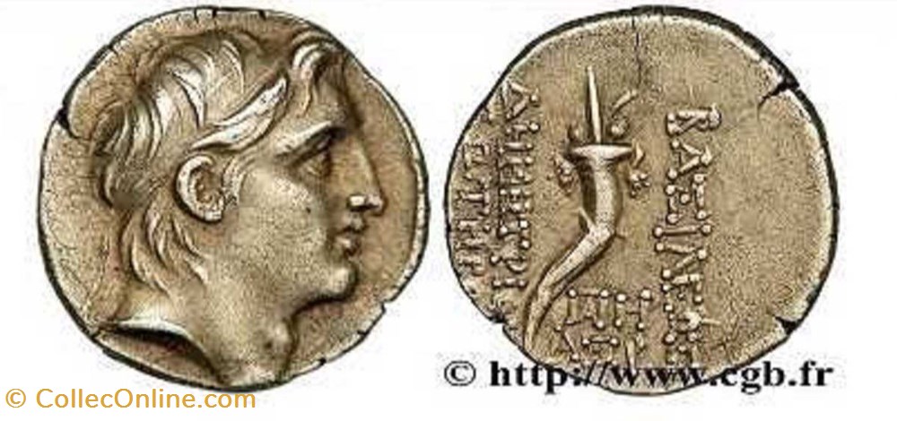 DANUBE - drachme imitation de DEMETRIUS monnaies antiques celtes danube drachme imitation de demetrius
