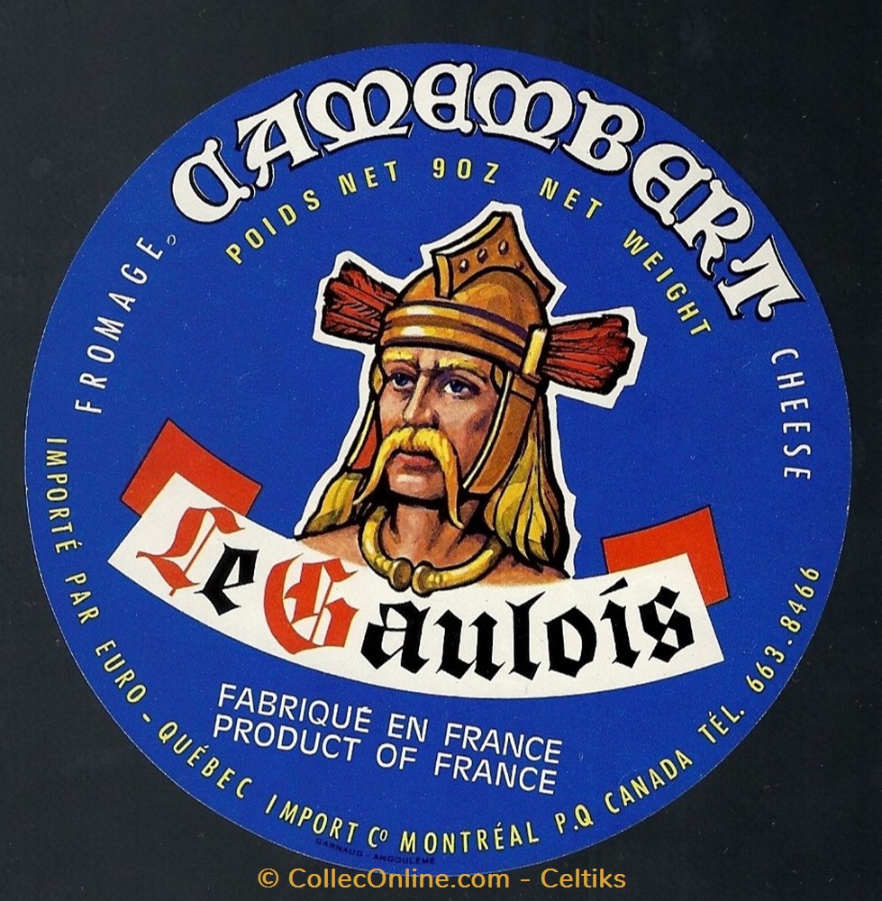 FROMAGE - camembert " le gaulois " documents anciens etiquettes fromage camembert le gaulois