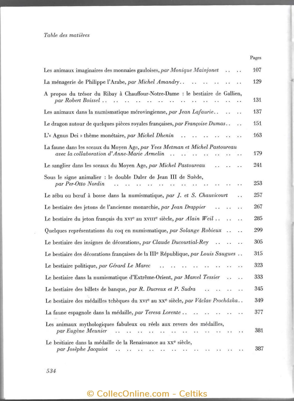 LE BESTIAIRE des monnaies - des sceaux et des médailles 3 livres ouvrages le bestiaire des monnaies des sceaux et des medailles