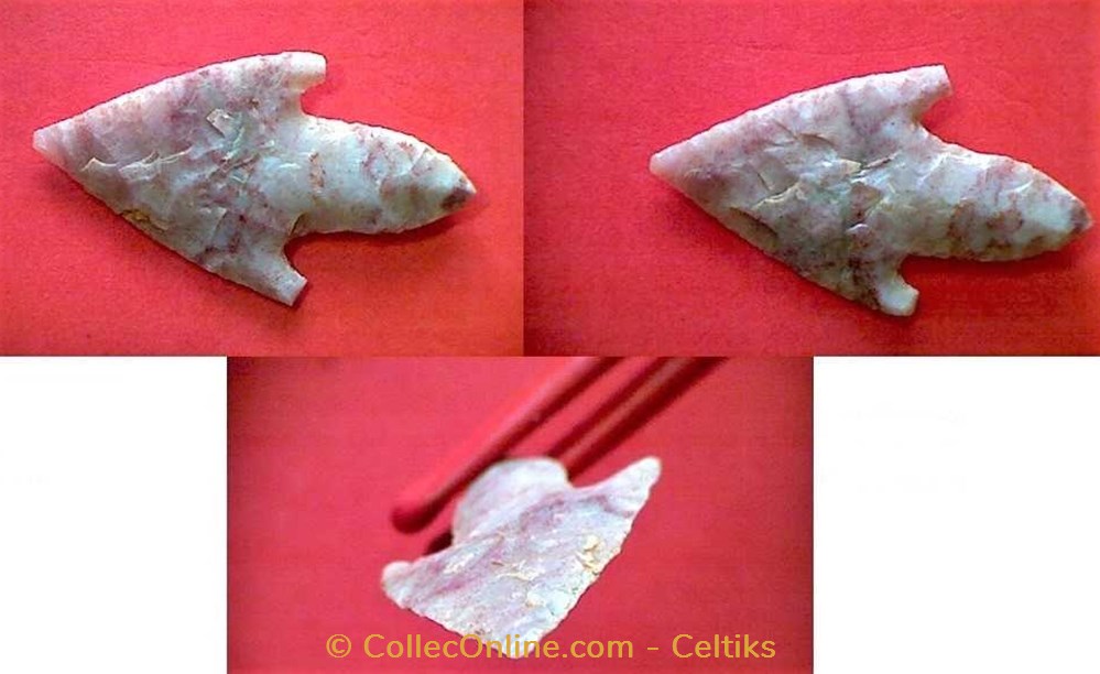 pointe de flèche silex c art antiquites archeologie europe pointe de fleche silex c