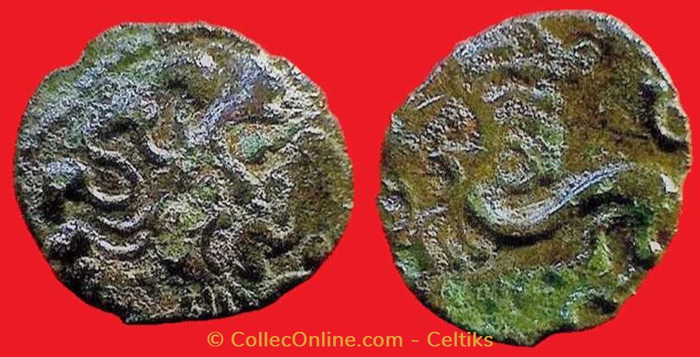 bronze au lion monnaies antiques celtes bronze au lion