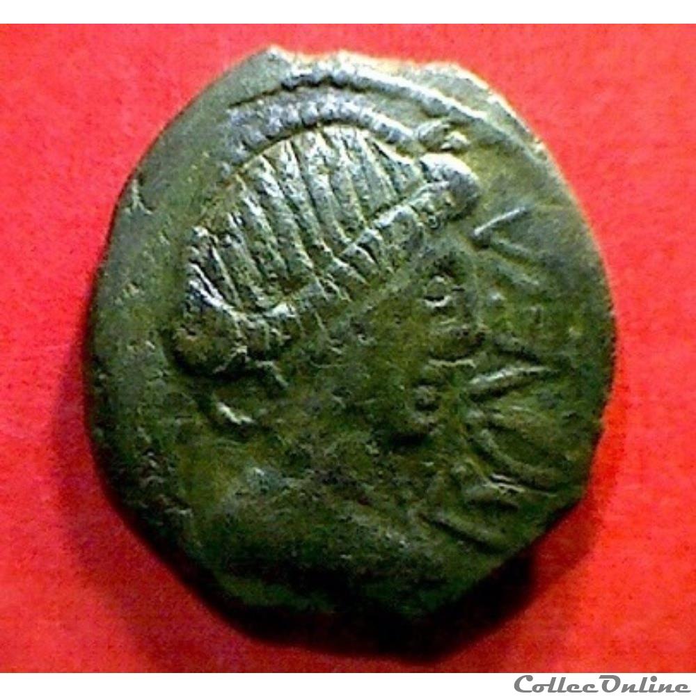 monnaie antique gauloise serie 67 dt 586 bronze roveca au cheval