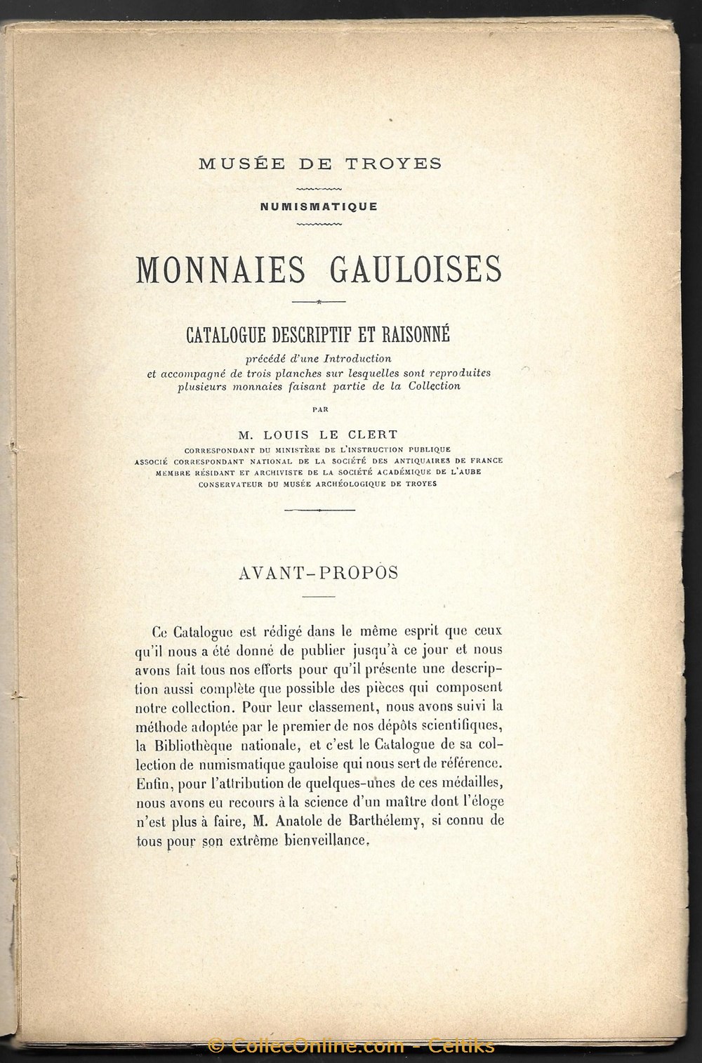 livres bd revues musee de troyes monnaies gauloises