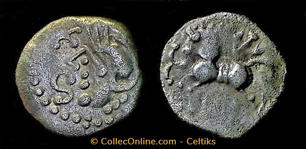 denier à l'esse monnaies antiques celtes denier a esse