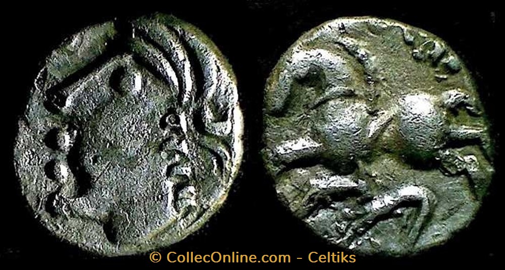 denier TOGIRIX monnaies antiques a celtes denier togirix