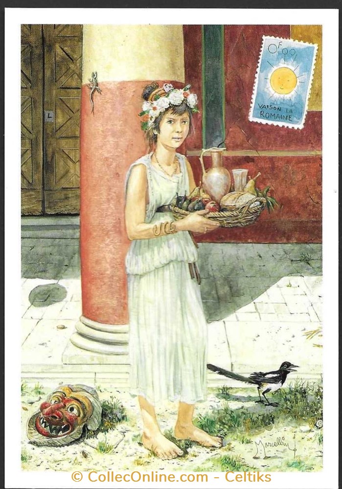 cartes postales europe france jean marcellin la petite esclave