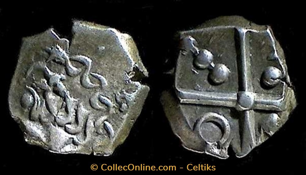 drachme à la tête négroïde monnaies antiques celtes drachme a la tete negroide