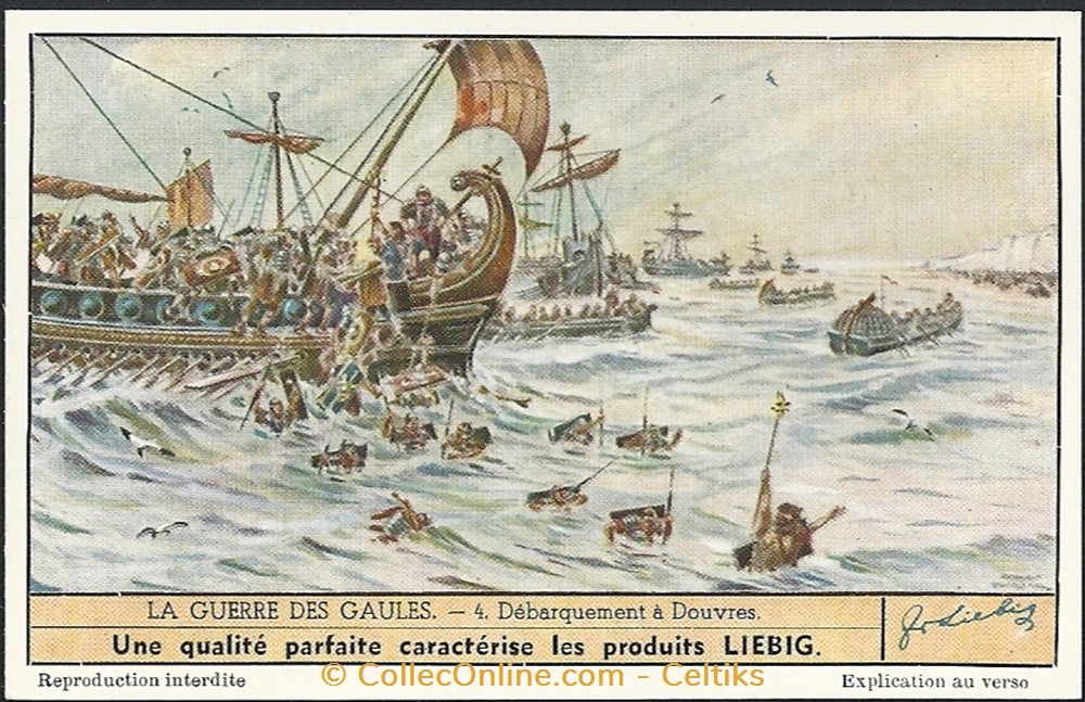 chromo - LIEBIG b4 vieux papier image chromo liebig b4