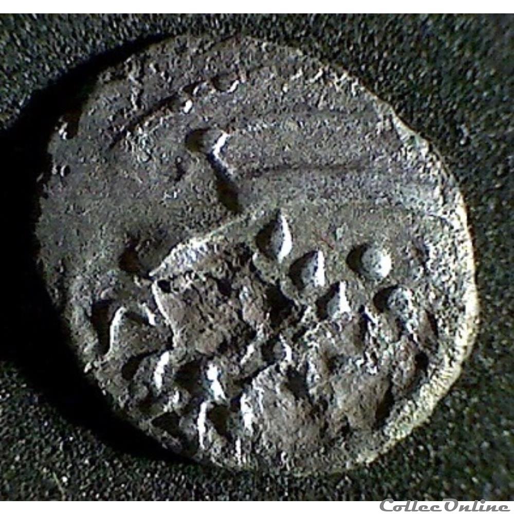 Série 414 DT 2427 lamellaire au cheval et au sanglier monnaie antique gauloise serie 414 dt 2427 lamellaire au cheval et au sanglier