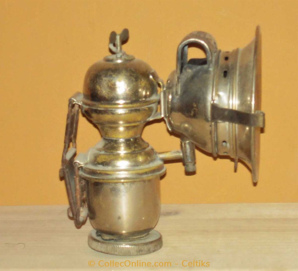 transports lampe a carbure de velo