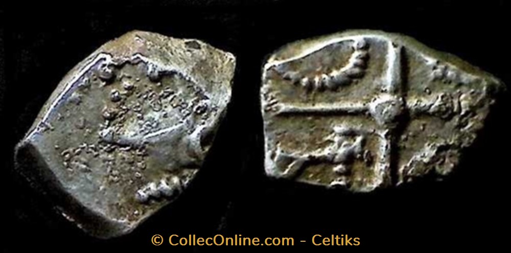 drachme type de GOUTRENS monnaies antiques celtes drachme type de goutrens