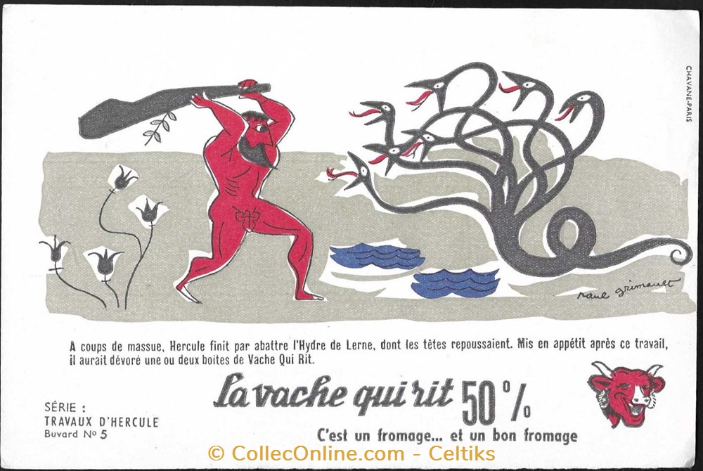 objets publicitaires buvards buvard vache qui rit a