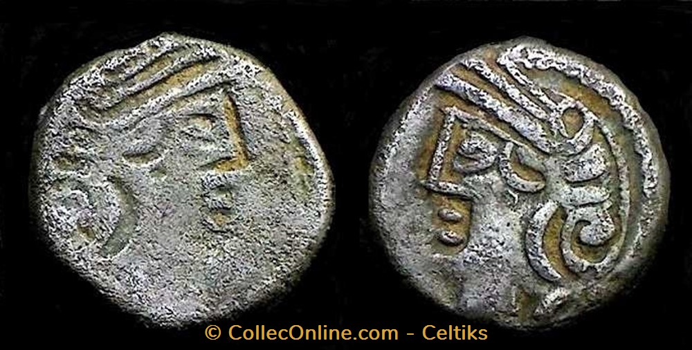 monnaies antiques celtes denier kaletedoy