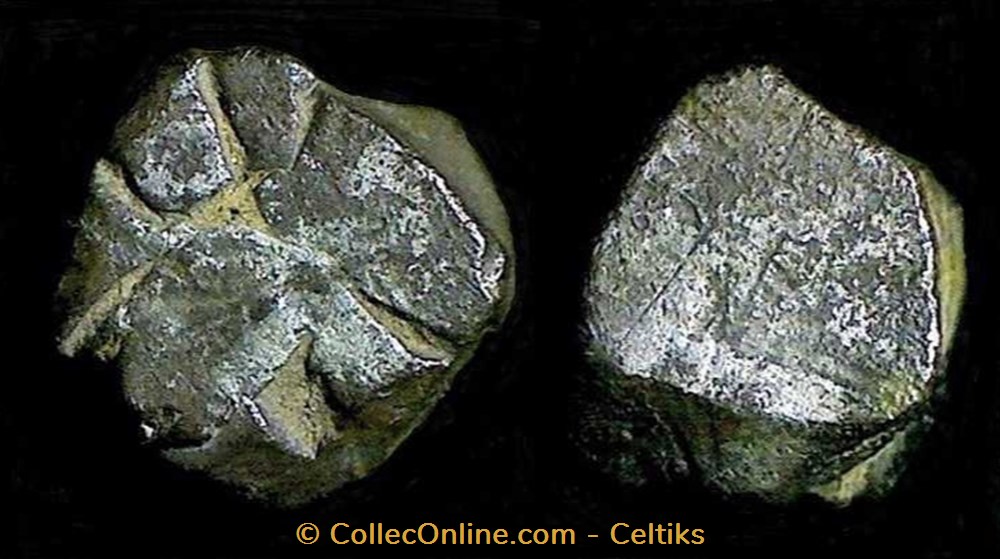 monnaies antiques celtes flan argent