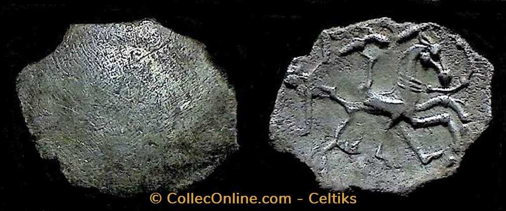monnaies antiques celtes fraction au cavalier d