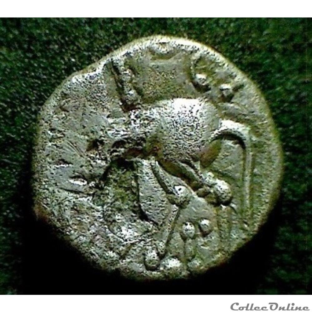 série 944 DT 3245 var quinaire Q.DOCI / SAMF ( F entre les jambes arrières ) monnaie antique gauloise serie 944 dt 3245 var quinaire q doci samf f entre les jambes arrieres