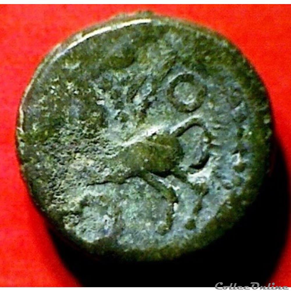 série 27 DT 174 A var statère de bronze à l'oeil monnaie antique gauloise serie 27 dt 174 a var statere de bronze a oeil