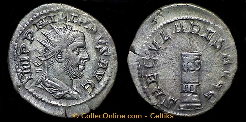 PHILIPPE I monnaie antique av jc a ap romaine republicaine imperiale philippe i
