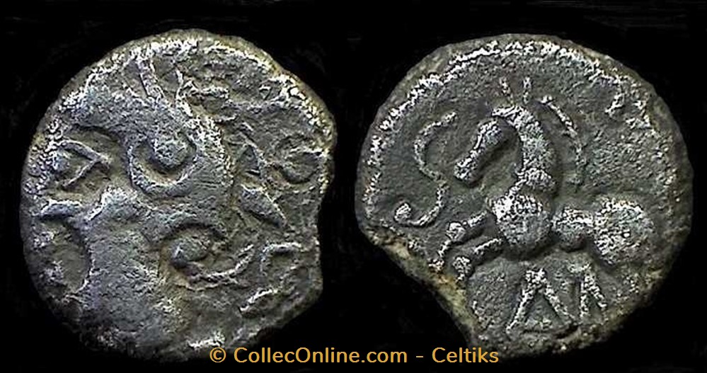 monnaies antiques celtes denier q doci samf type 3a