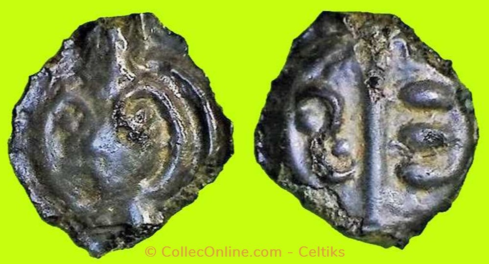 potin aux chevrons et à l'esse monnaies antiques celtes potin aux chevrons et a esse