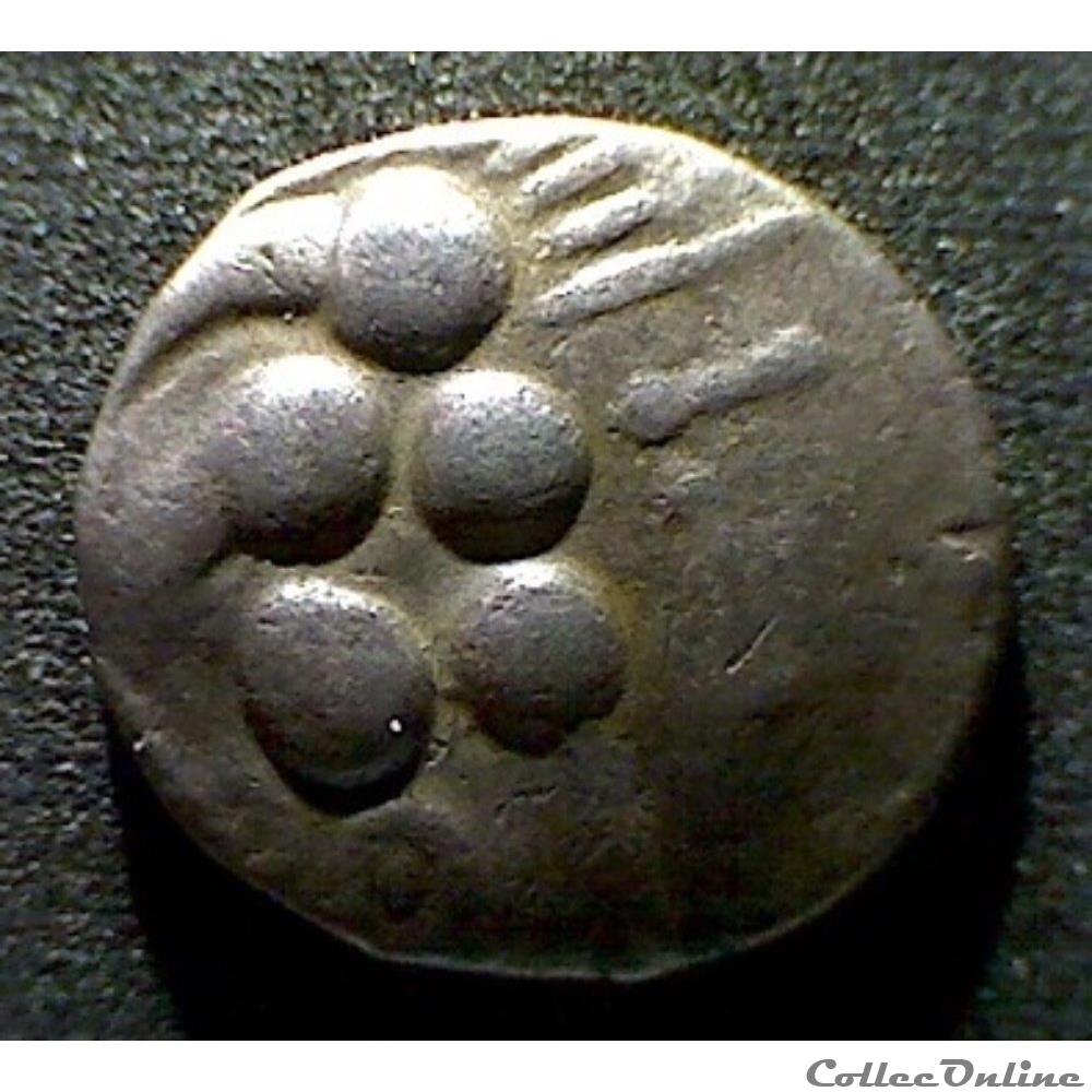 drachme au cheval monnaie antique gauloise drachme au cheval