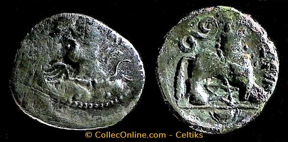 denier ATEVLA / VLATOS a monnaies antiques celtes denier atevla vlatos a