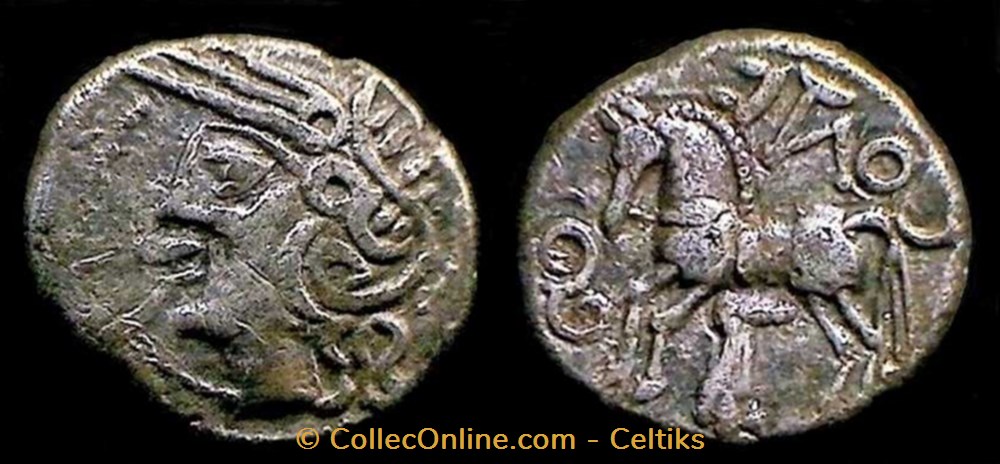 denier CONTE monnaies antiques a celtes denier conte