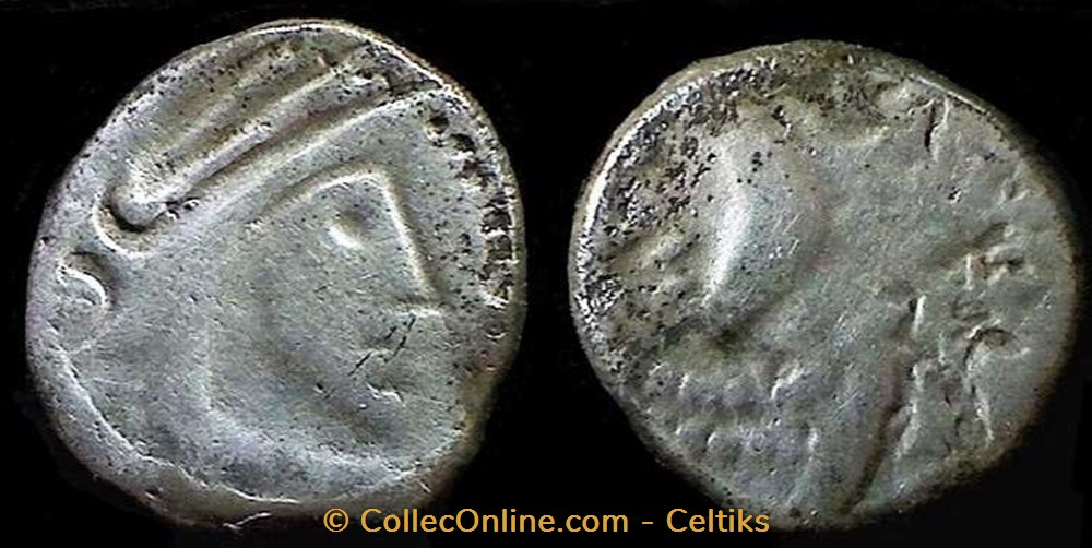 monnaies antiques celtes denier kaletedoy