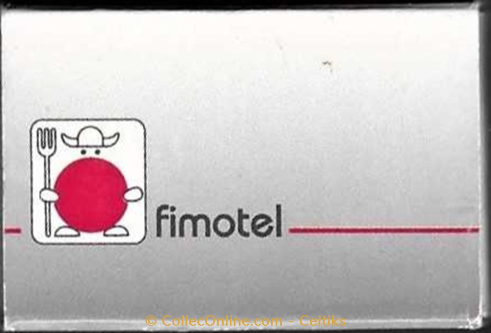 allumette boite " FIMOTEL " objets publicitaires allumette boite fimotel