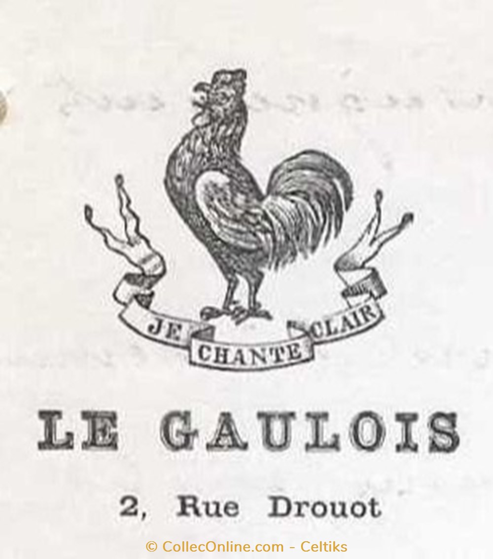 facture - LE GAULOIS 3 documents anciens factures commerciaux facture le gaulois