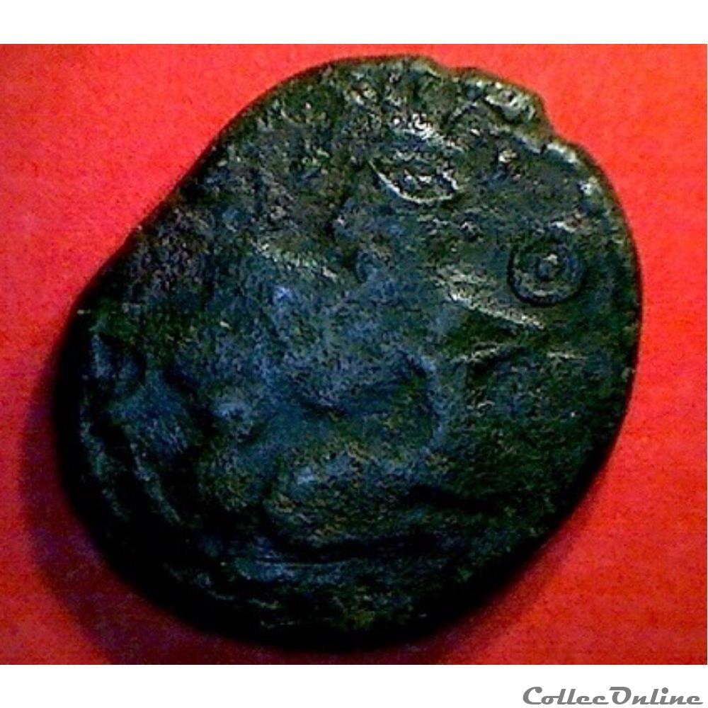 monnaie antique gauloise serie 43 dt 319 var bronze a archer et au cheval