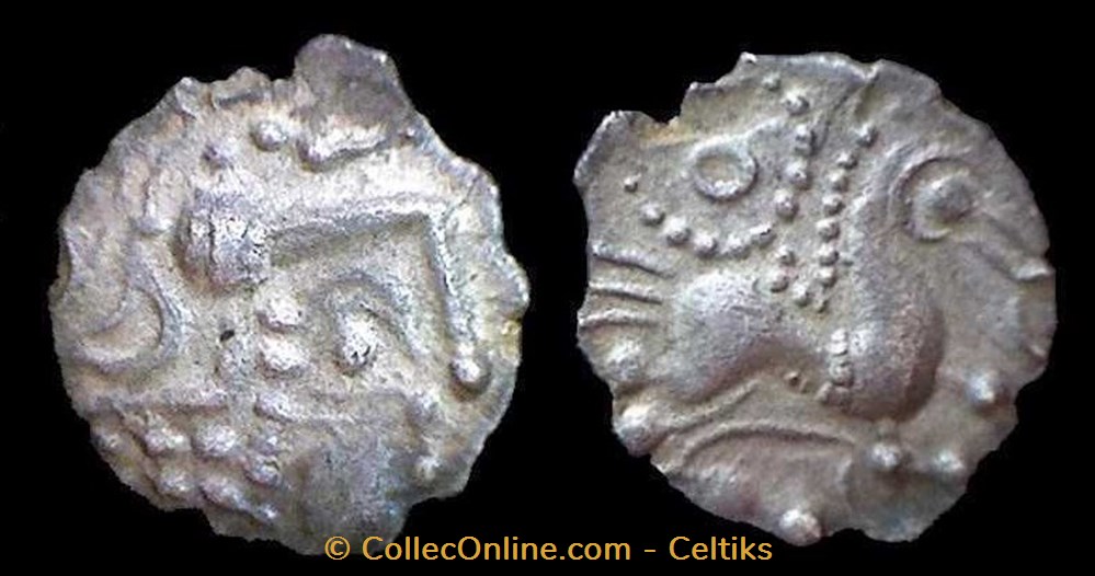 quinaire à la tête casquée la roue perlée et au sanglier monnaies antiques celtes quinaire a la tete casquee la roue perlee et au sanglier