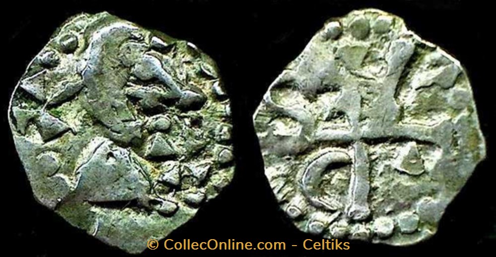 monnaies europe medievale france merovingiennes denier patrice nemfidius