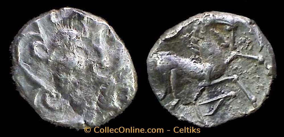 denier au monogramme monnaies antiques celtes denier au monogramme