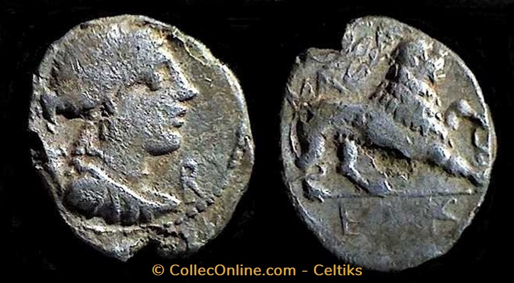 monnaies antiques celtes drachme legere