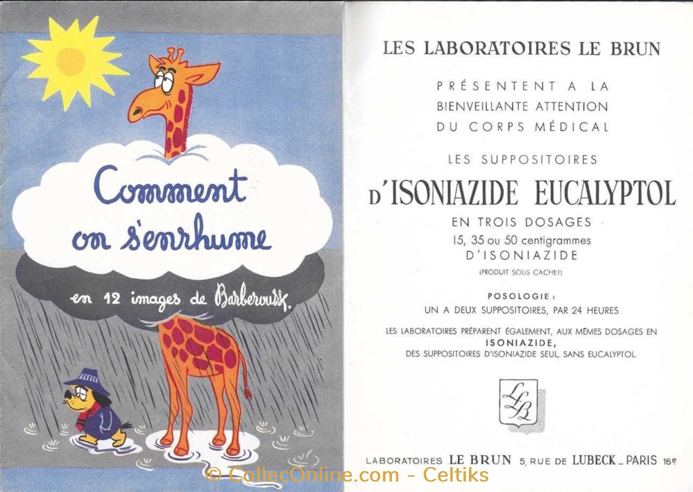 laboratoire LE BRUN 1955 - BARBEROUSSE a science pharmacie laboratoire le brun 1955 barberousse a