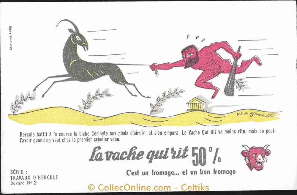 objets publicitaires buvards buvard vache qui rit a