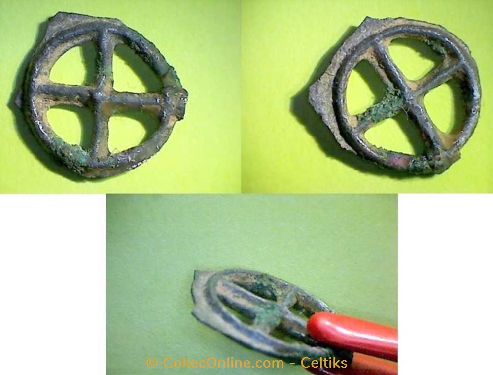 rouelle potin (d) art antiquites archeologie europe rouelle potin d