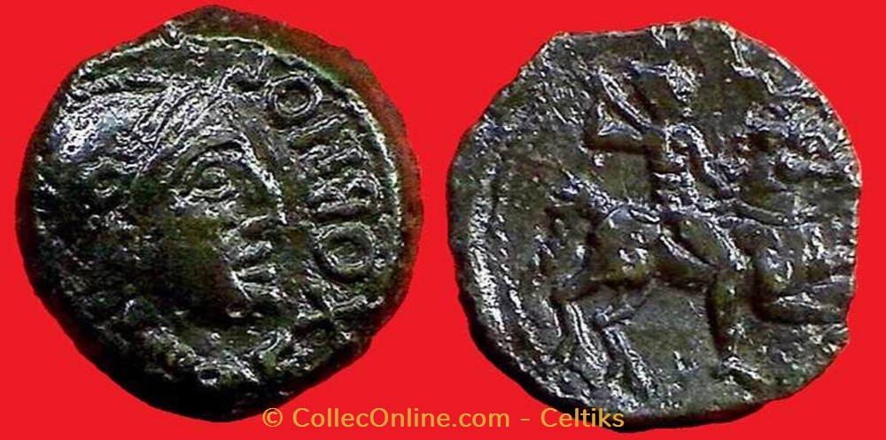 bronze EXOBNOS monnaies antiques a celtes bronze exobnos