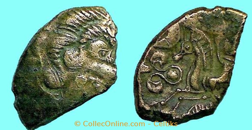 OSISMES statère type du CASTILLON monnaies antiques celtes osismes statere type du castillon