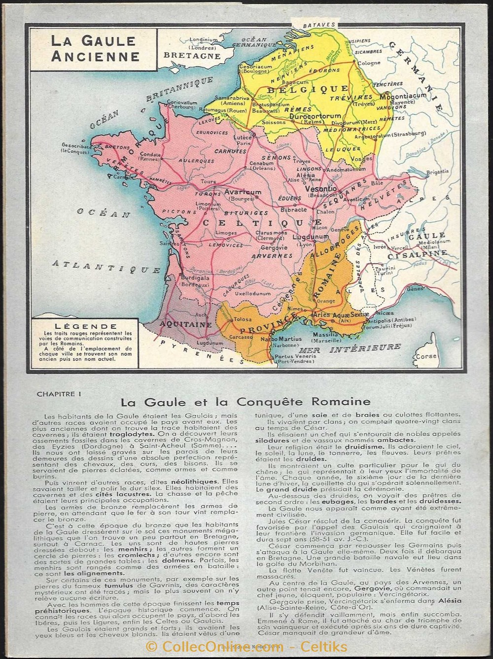 protège cahier - VERCINGETORIX à ALESIA se rend à CESAR 3 objets publicitaires cahiers protege cahier vercingetorix a alesia se rend a cesar